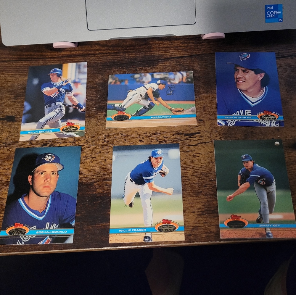 ⚾️1991 Topps Stadium Club Toronto Blue Jays Card Lot ⚾️